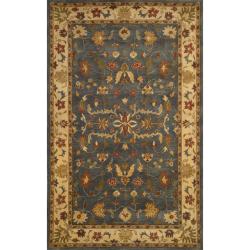 Hand-tufted Anatolia Grey Wool Rug (2'3 x 8')