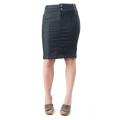 Tabeez Women's Sparkle Belt Loop Denim Skirt