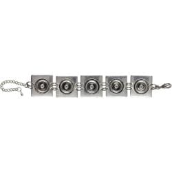 Snap In Style Metal Base 1/Pkg-Bracelet Square
