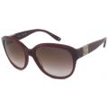 Chloe Women's Burgundy/ Light Burgundy Gradient Sunglasses