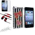 BasAcc Case/ LCD Protector/ Headset for Apple iPod Touch Generation 4