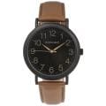 Monument Men's Synthetic Leather Strap Analog Watch