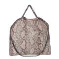 Stella McCartney 'Falabella' Python Print Canvas 3-strap Tote Bag