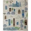 Handmade Alexa Kids City Ivory Wool Rug (5'3 x 6'3)