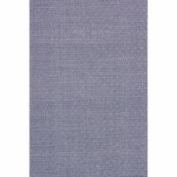 Handmade Flatweave Diamond Navy Cotton Rug (5' x 8')