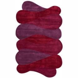 Handmade Kids Carved Multi Rug (7'6 x 9'6)