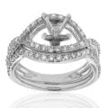 14kt White Gold 0.75ct TDW Diamond Engagement Ring