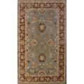 Handspun Decorative Persian Light Blue New Zealand Wool Rug (8' x 10')