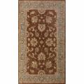 Handspun Decorative Persian Brown New Zealand Wool Rug (8' x 10')
