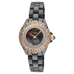 Akribos XXIV Women's Quartz Baguette Ceramic Bracelet Watch