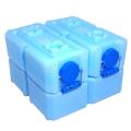 BPA-free 14 Gallon Capacity Water Brick with Notched Easy Open Design
