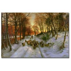 Joseph Faruqharson 'Glowing Tints of Evening Hours' Canvas Art