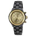 Akribos XXIV Men's Ceramic Gold-tone Chronograph Watch