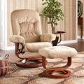 Wilkins Tan Recliner/ Ottoman Set