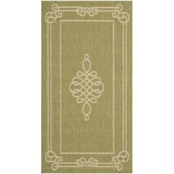 Poolside Green/ Cream Indoor Outdoor Rug (2' x 3'7)