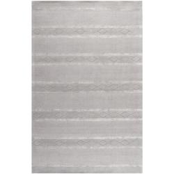 Handmade Metro Grey New Zealand Wool Rug (6' x 9')