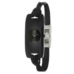 Calvin Klein Women's 'Connect' Black Glass Watch