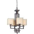 Melanie 4 Light Corvo Bronze Chandelier