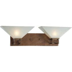 Nuvo Lighting Inca Gold Finish 2-light Wall Sconce