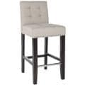 Safavieh Noho Beige Linen Nailhead Trim Counter Stool