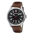 Wenger Men's TerraGraph Black Dial Brown Leather Watch - 0541.102