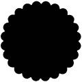 Punch Bunch Mega Giant Punch-Scalloped Circle 72mm
