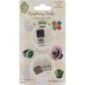 Epiphany Crafts Silver Rings-Round 14, 2/Pkg