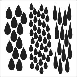 Crafter's Workshop Templates 12X12-Rain
