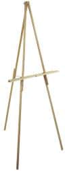 Natural Wood Floor Easel-65" High