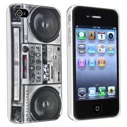 Old Player Snap-on Rubber Coated Case for Apple iPhone 4/ 4S