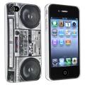Old Player Snap-on Rubber Coated Case for Apple iPhone 4/ 4S