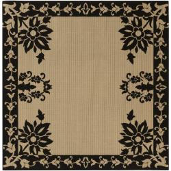 Lancaster Camel Indoor/ Outdoor Rug (7'3 x 7'3)