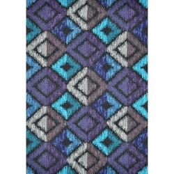 Montague Violet Wool Rug (7'10 x 11)