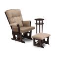 Jacob Glider Rocker with Ottoman and Side Table