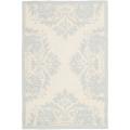 Hand-hooked Chelsea Ivory Wool Rug (1'8 x 2'6)