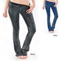 Tabeez Women's Scroll Mineral wash Yoga Pants