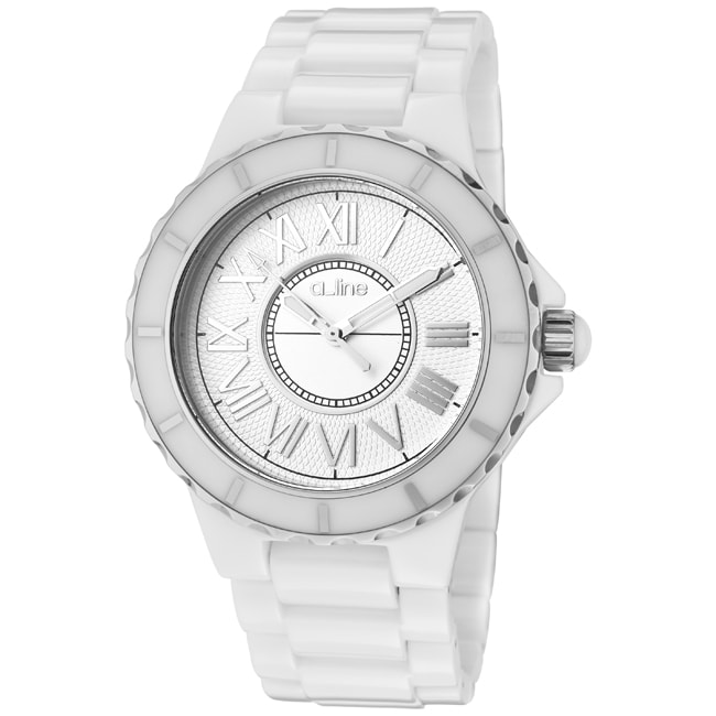 line Womens Marina White Ceramic Watch