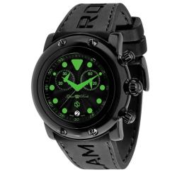 Glam Rock Women's 'Crazy Sexy Cool' Black Silicone Watch