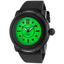 Glam Rock Women's 'Miami Beach' Black Silicone Watch