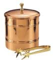 Old Dutch Dcor Copper Lined Ice Bucket with Tongs