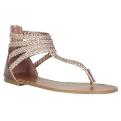 Riverberry Women's 'Sloane' Rose Gold Gladiator Sandals