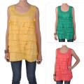 Tressa Designs Women's Contemporary Plus Layered Scoop Neck Tunic