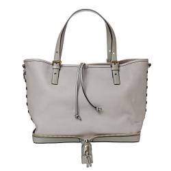 Chloe 'Ellen Moyen' Grey Leather Tote Bag