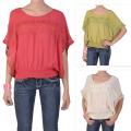 Tressa Designs Women's Contemporary Plus Wide Sleeve Lace Detail Top