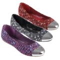 Journee Collection Women's 'Diego' Multi-color Cap Toe Ballet Flats