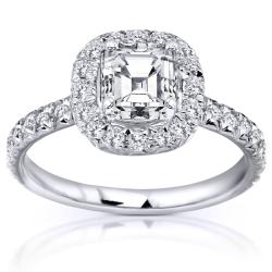 14k White Gold 1-2/5ct TDW Diamond Engagement Ring (H-I, SI1-SI2)