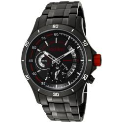 Red Line Men's 'Tech' Black Ion-Plated Stainless Steel Watch