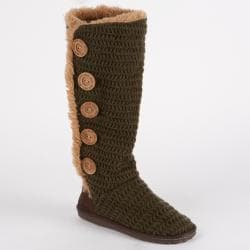 Muk Luks 'Malena' Crochet Button Up Boot