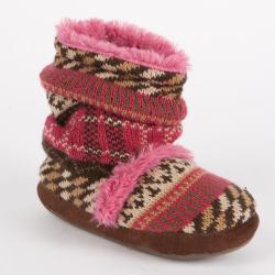 Muk Luks 'Ruthie' Girls' Fur-lined Scrunch Bootie