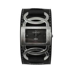 Nemesis Women's Stainless Steel Cross Arc Watch